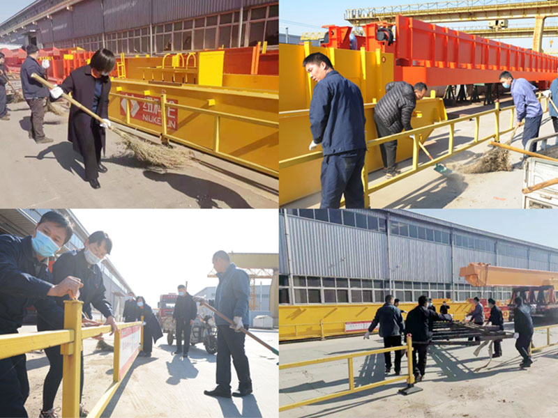 狗子28公司举行“党员义务劳动，厂区大清理”活动