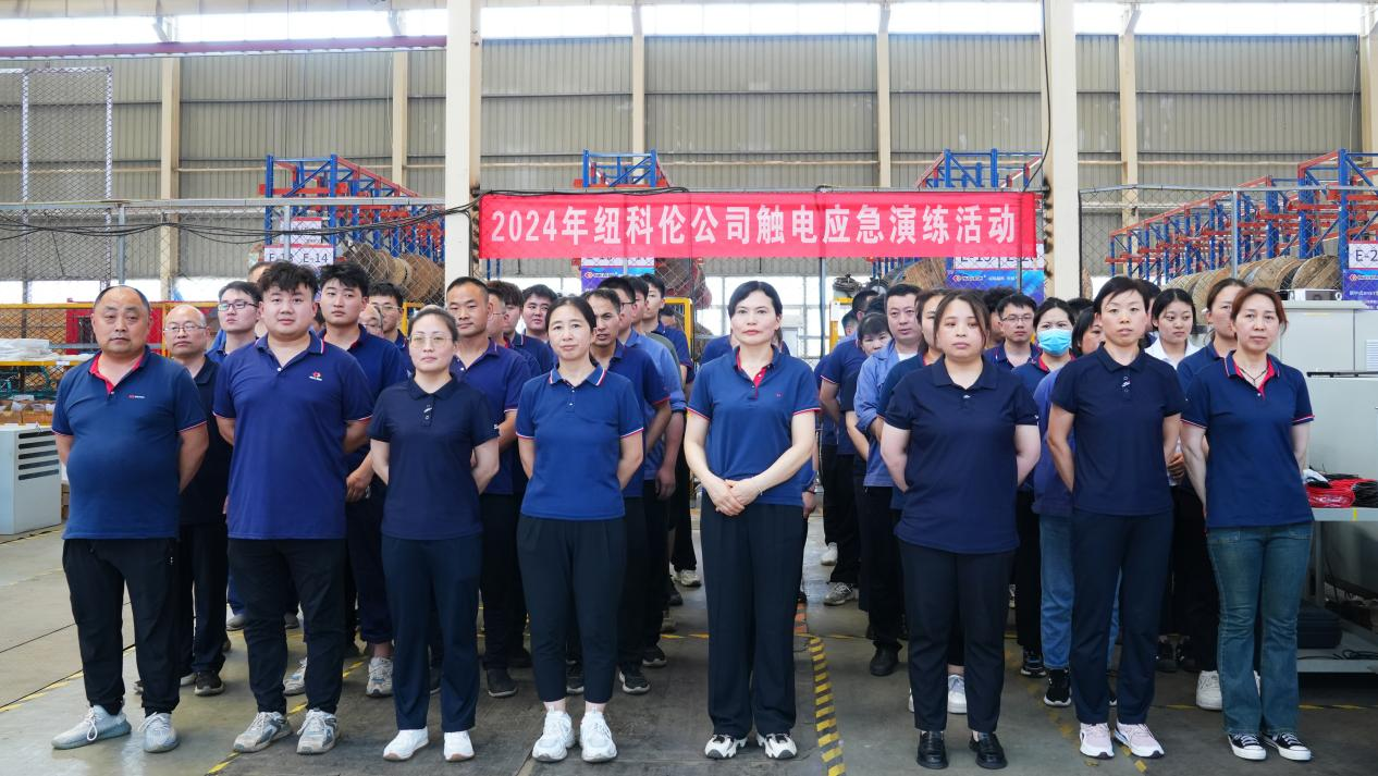 狗子28公司组织开展触电应急演练活动